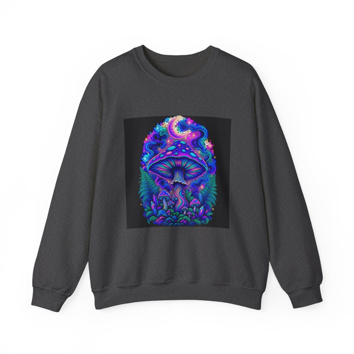 Zoitra Mycelium Moon Heavy Blend Crewneck — Luxury Edit from Zoitra Collective