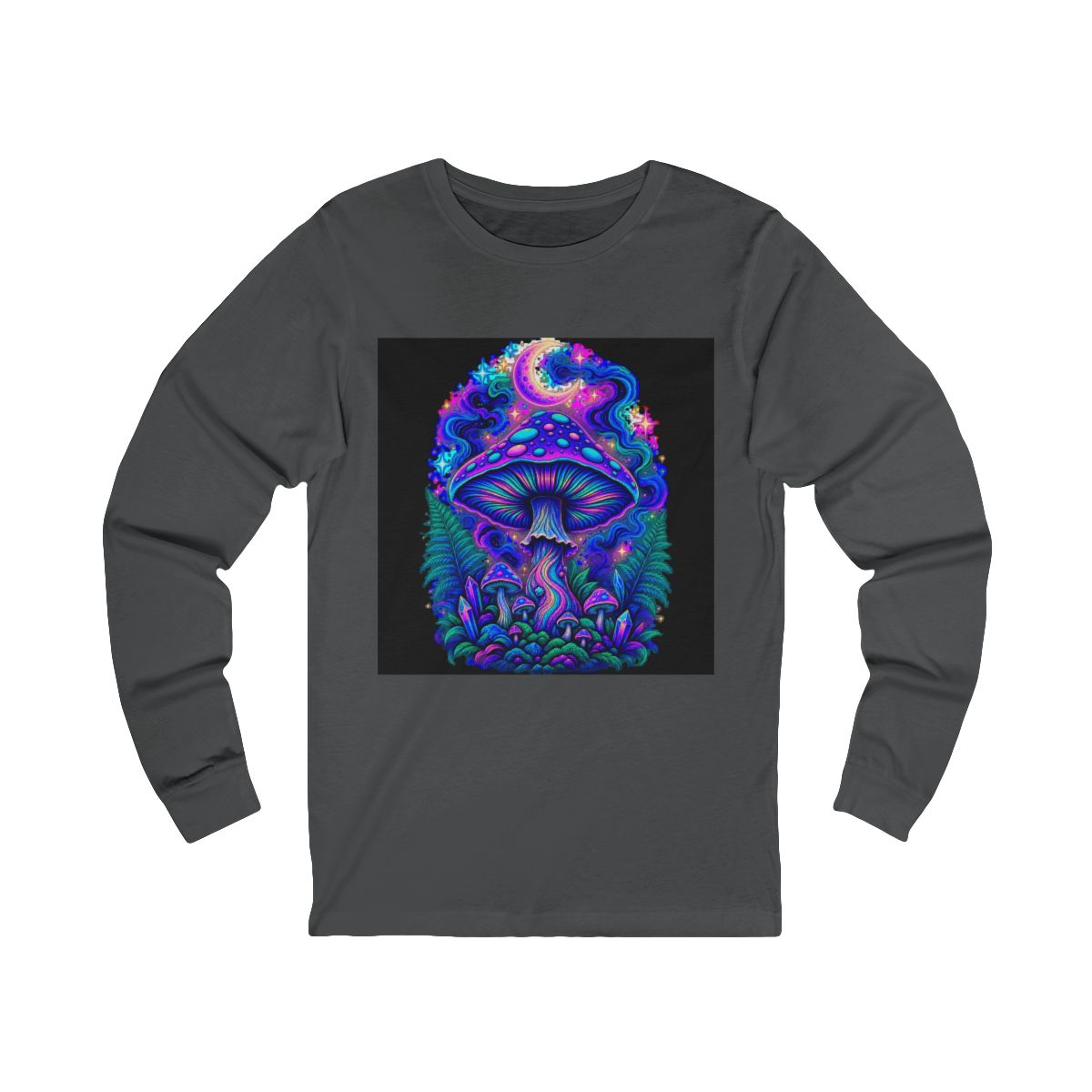 Zoitra Mycelium Moon Long Sleeve Tee — gallery view 1 of 6
