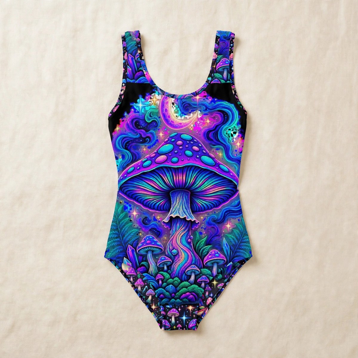 Zoitra Mycelium Moon One-Piece Swimsuit — gallery view 1 of 4