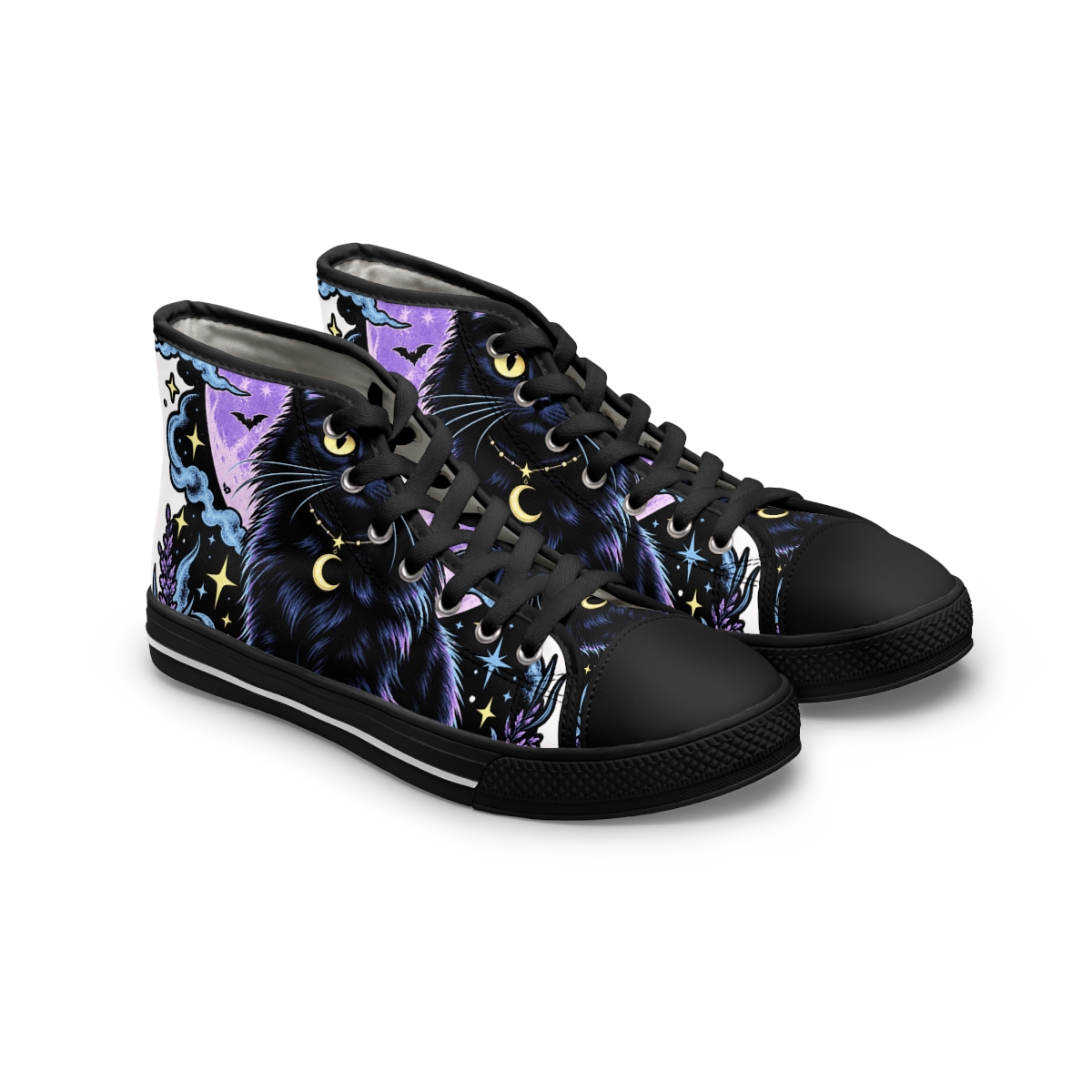 Zoitra Mystic Luna Men's High-Top Sneakers — Luxury Edit from Zoitra Collective