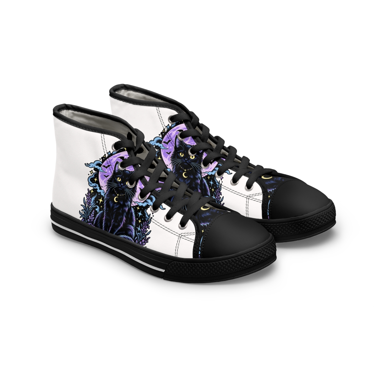 Zoitra Mystic Luna Men's High-Top Sneakers — Footwear from Zoitra Collective