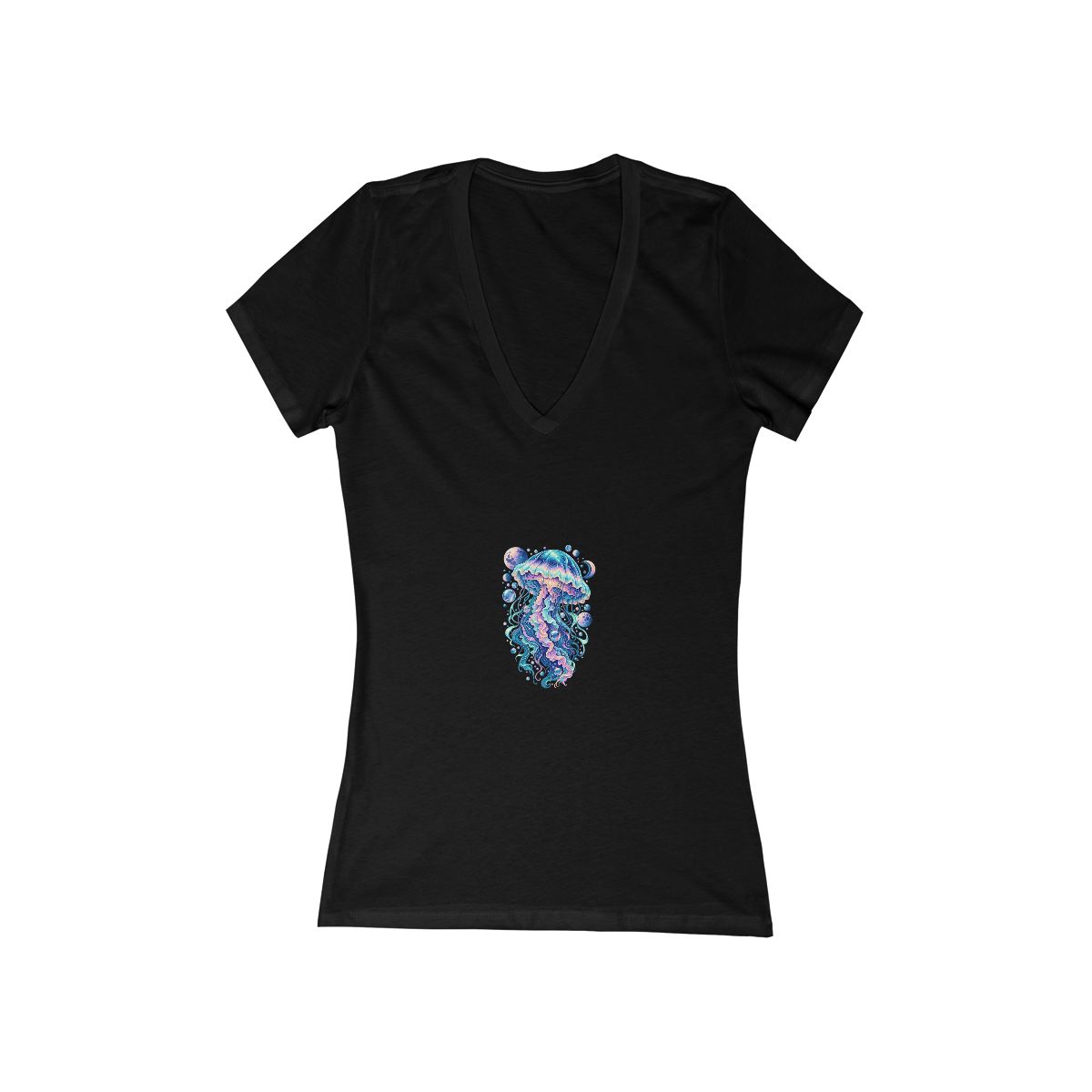 Zoitra Nebula Drift V-Neck Tee — Luxury Edit from Zoitra Collective