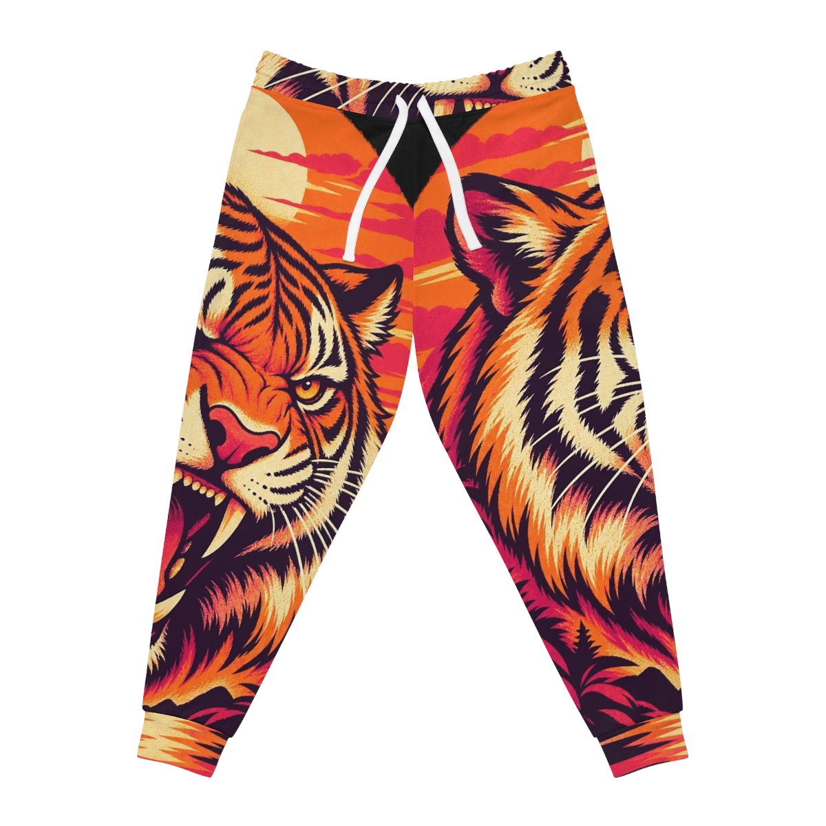 Zoitra Neon Tiger Athletic Joggers — Luxury Edit from Zoitra Collective
