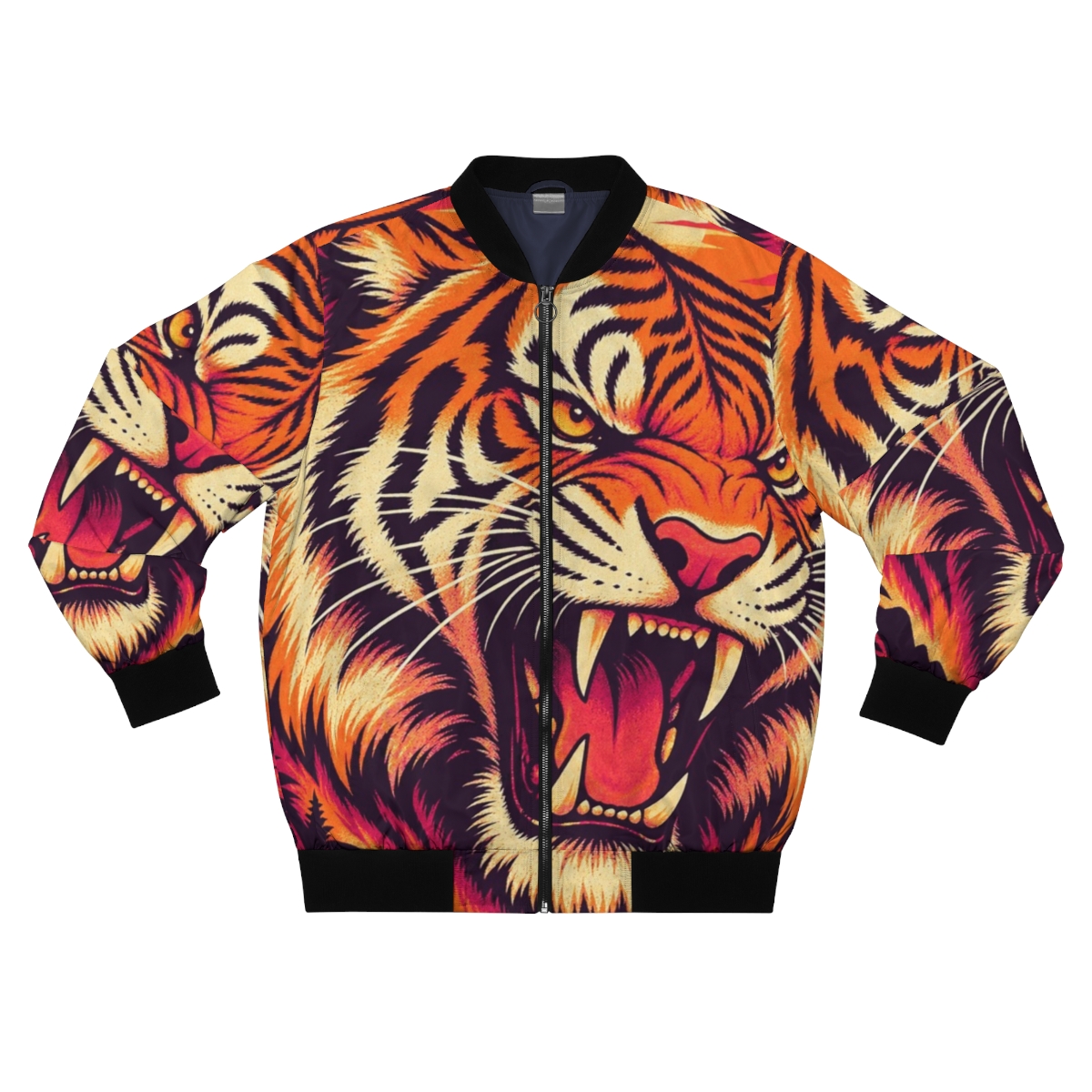 Zoitra Neon Tiger Bomber Jacket — Luxury Edit from Zoitra Collective