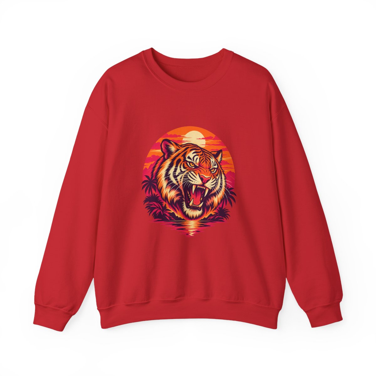 Zoitra Neon Tiger Heavy Blend Crewneck — gallery view 1 of 15