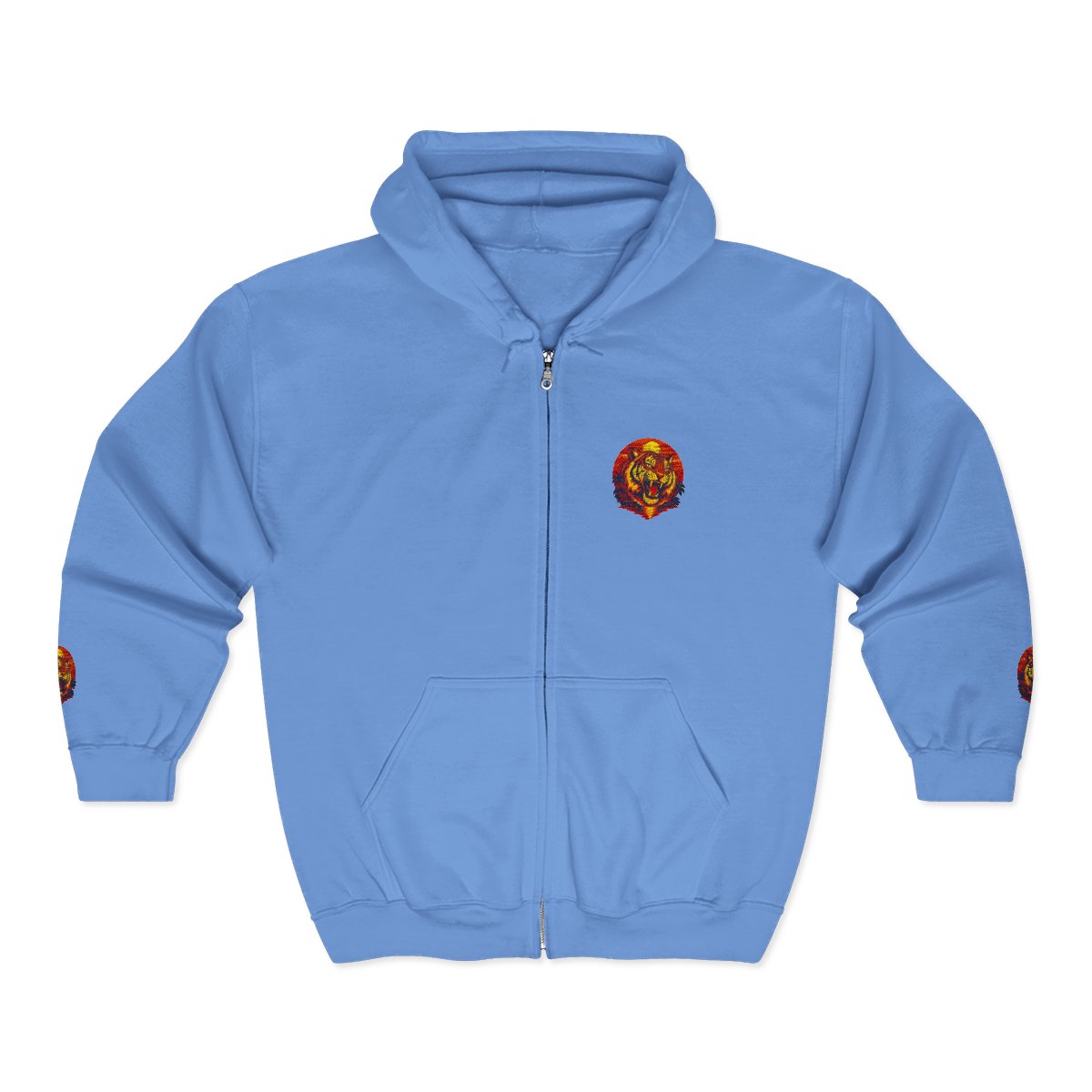 Zoitra Neon Tiger Heavy Blend Hoodie — Luxury Edit from Zoitra Collective