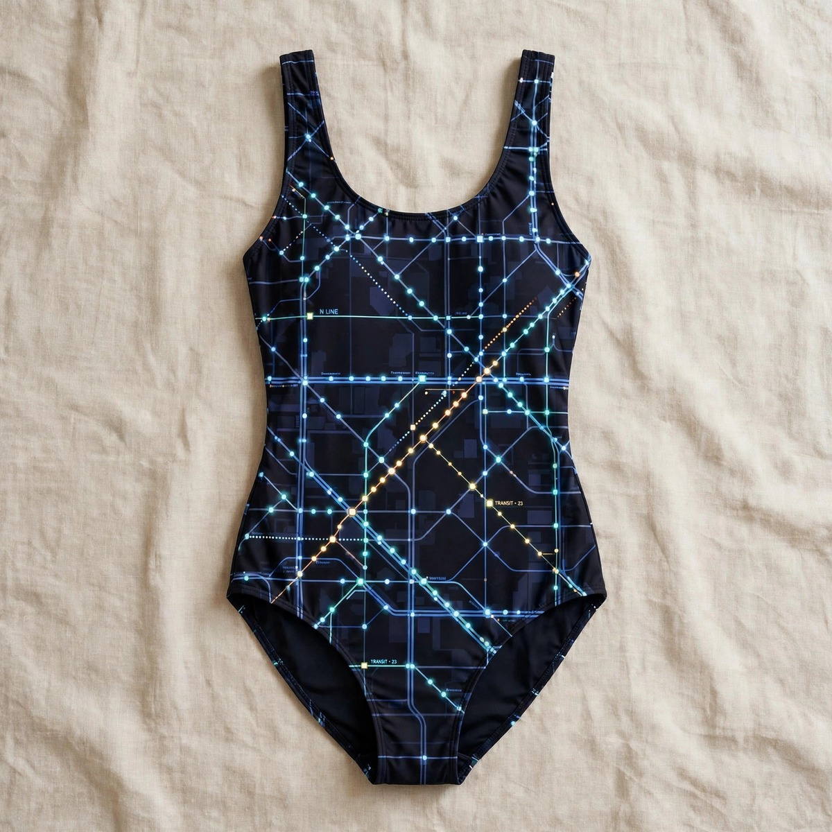 Zoitra Night Transit One-Piece Swimsuit — gallery view 1 of 4