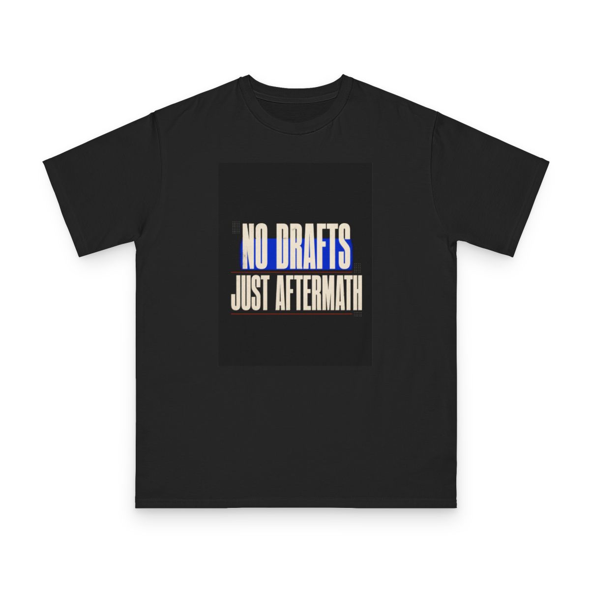 Zoitra No Drafts, Just Aftermath Organic Tee — gallery view 1 of 5