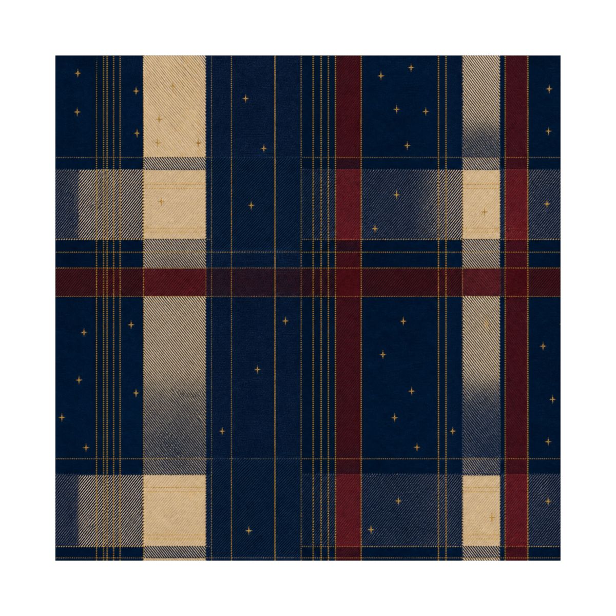 Zoitra Nocturne Plaid Art Print — gallery view 1 of 4