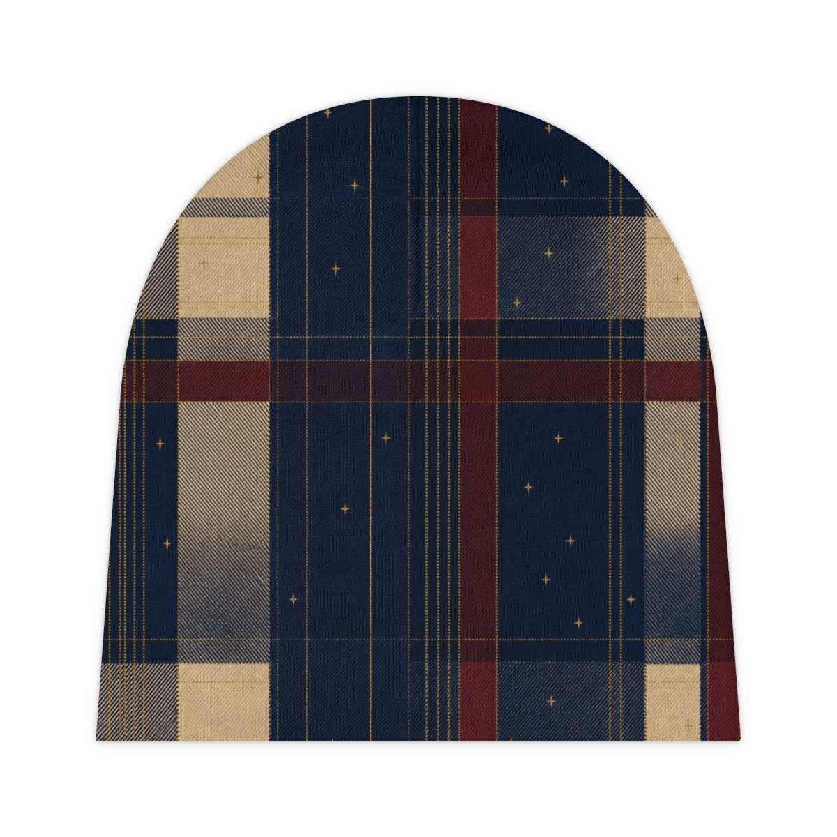 Zoitra Nocturne Plaid Baby Beanie — gallery view 1 of 4