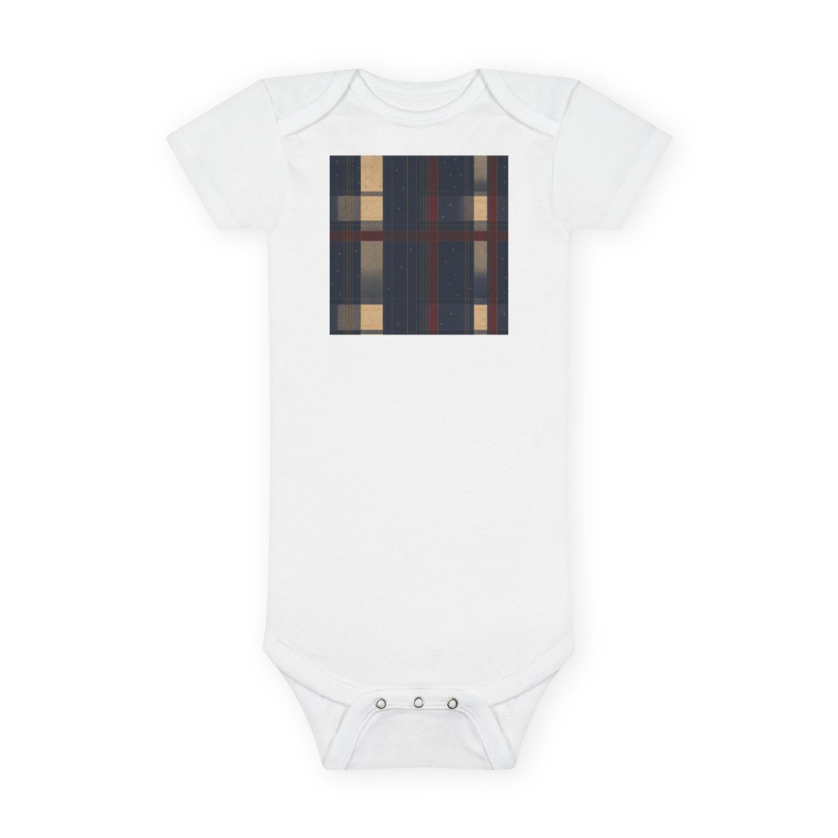 Zoitra Nocturne Plaid Baby Bodysuit — Baby & Kids from Zoitra Collective