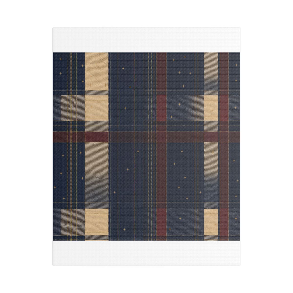 Zoitra Nocturne Plaid Matte Canvas — Apparel from Zoitra Collective