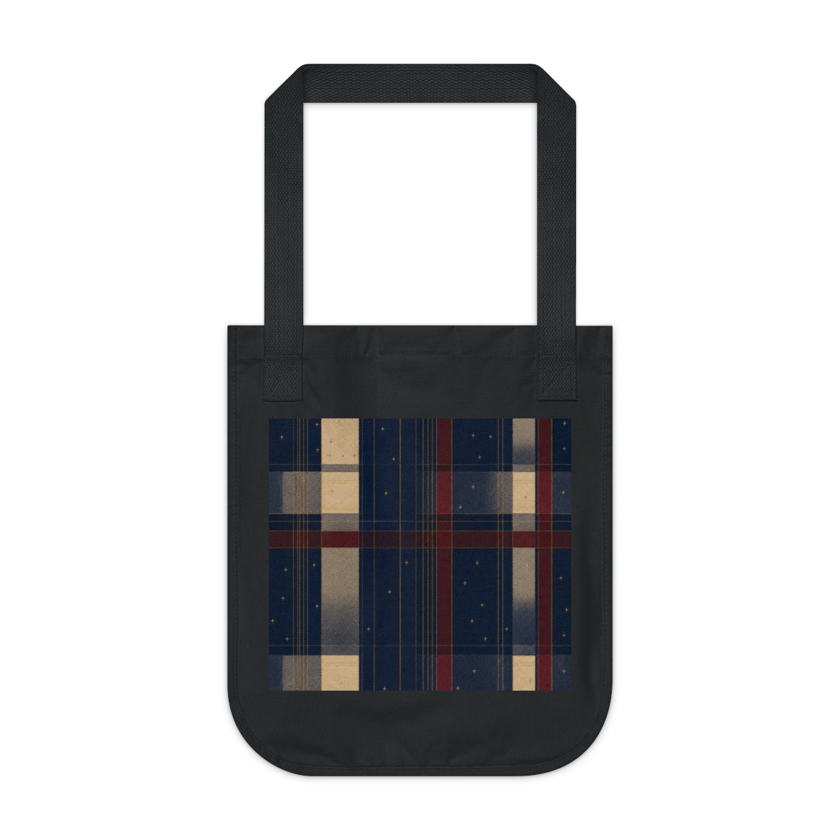 Zoitra Nocturne Plaid Organic Tote — Bags & Carry from Zoitra Collective