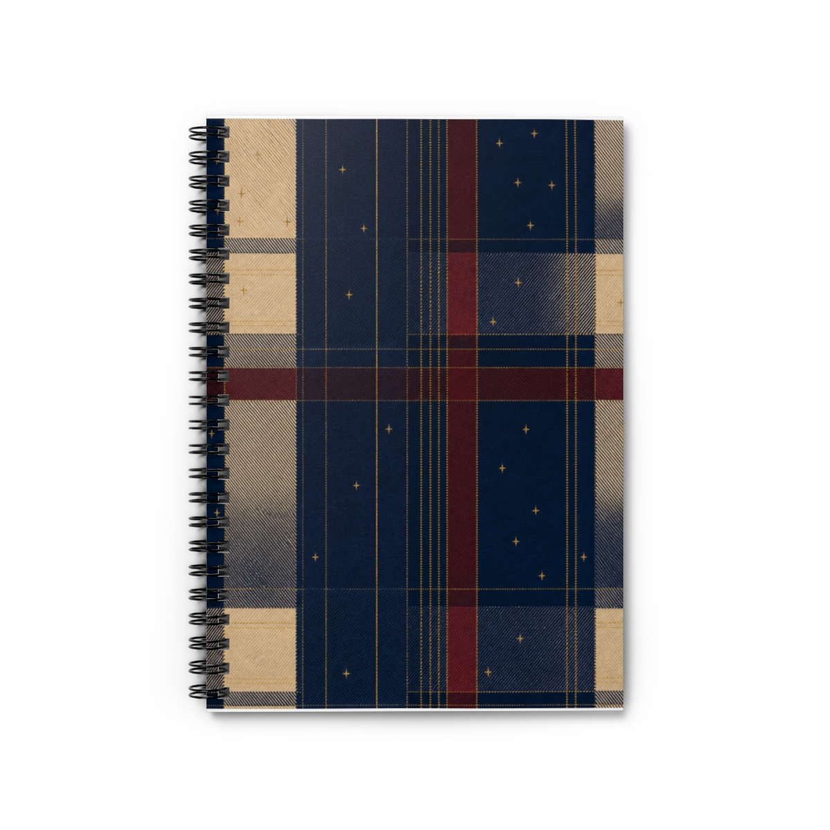 Zoitra Nocturne Plaid Spiral Notebook — gallery view 1 of 5