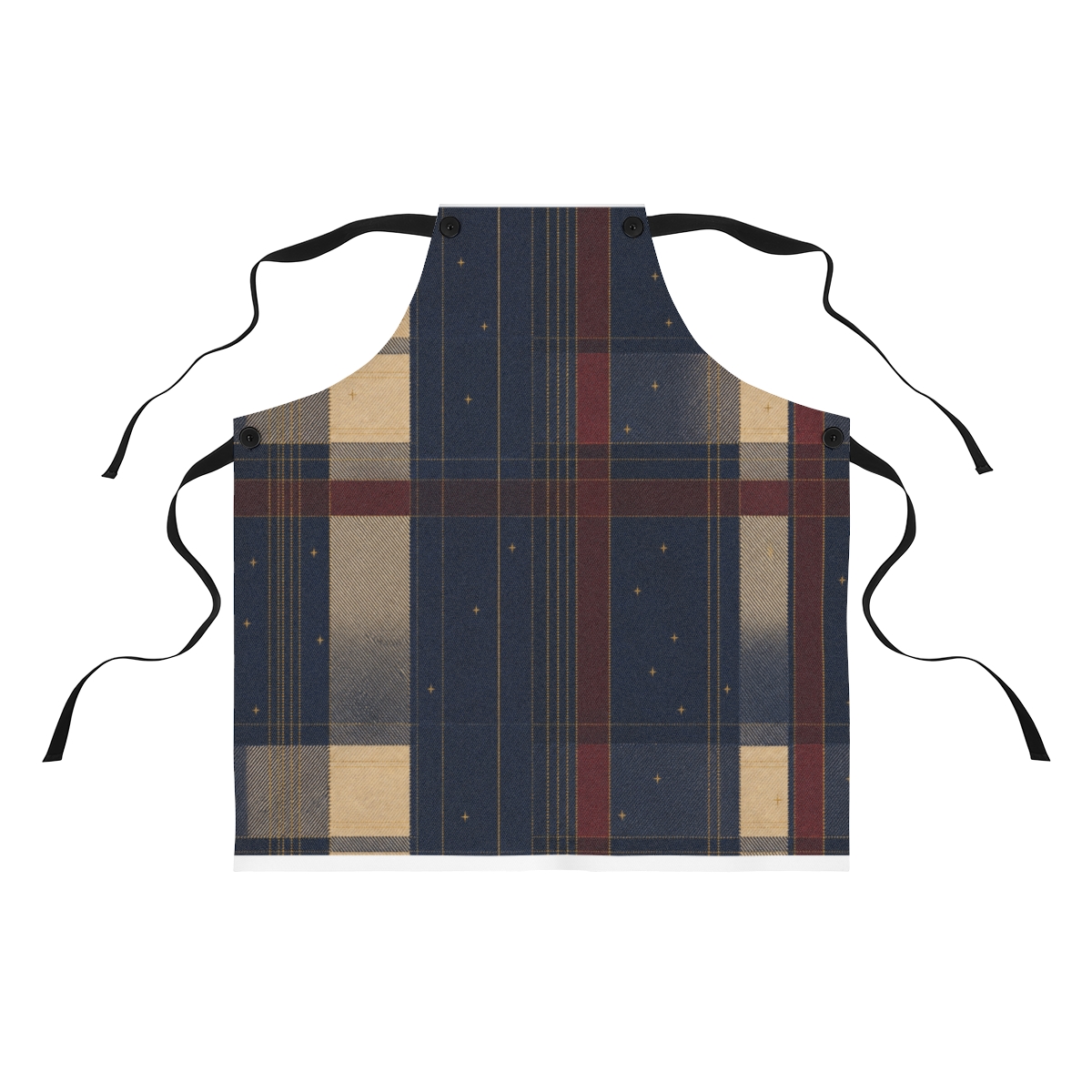 Zoitra Nocturne Plaid Studio Apron — gallery view 1 of 4