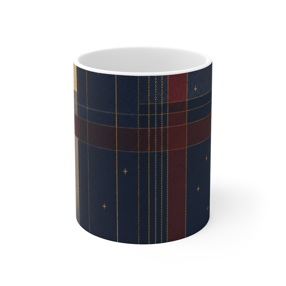 Zoitra Nocturne Plaid Studio Mug — gallery view 1 of 4