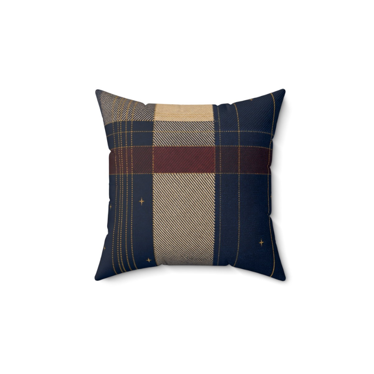 Zoitra Nocturne Plaid Studio Pillow — gallery view 1 of 3