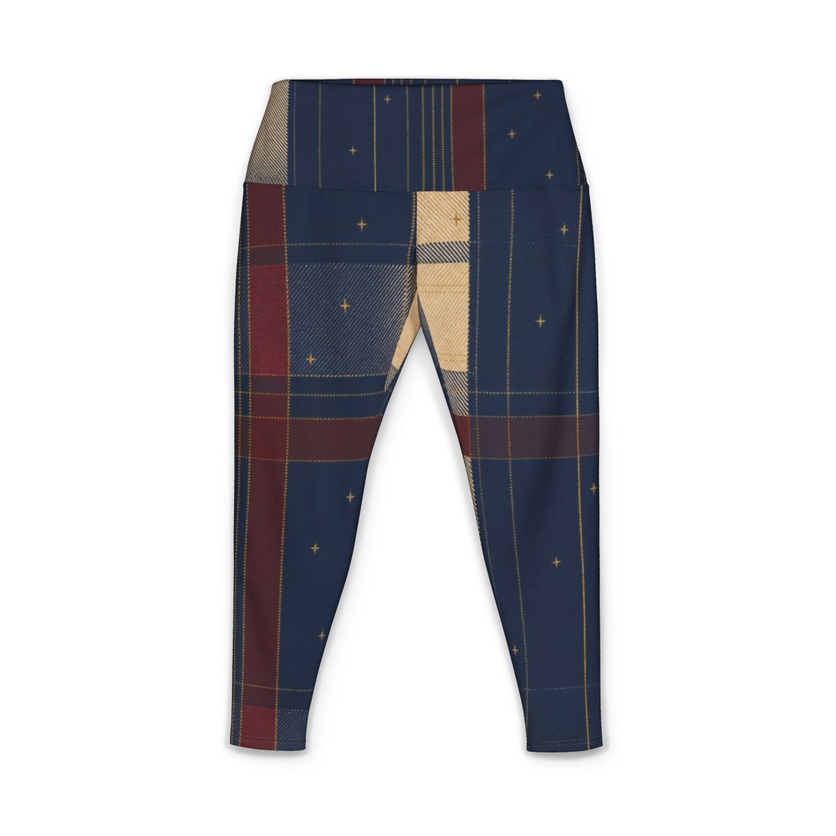 Zoitra Nocturne Plaid Women's Yoga Pants — gallery view 1 of 3