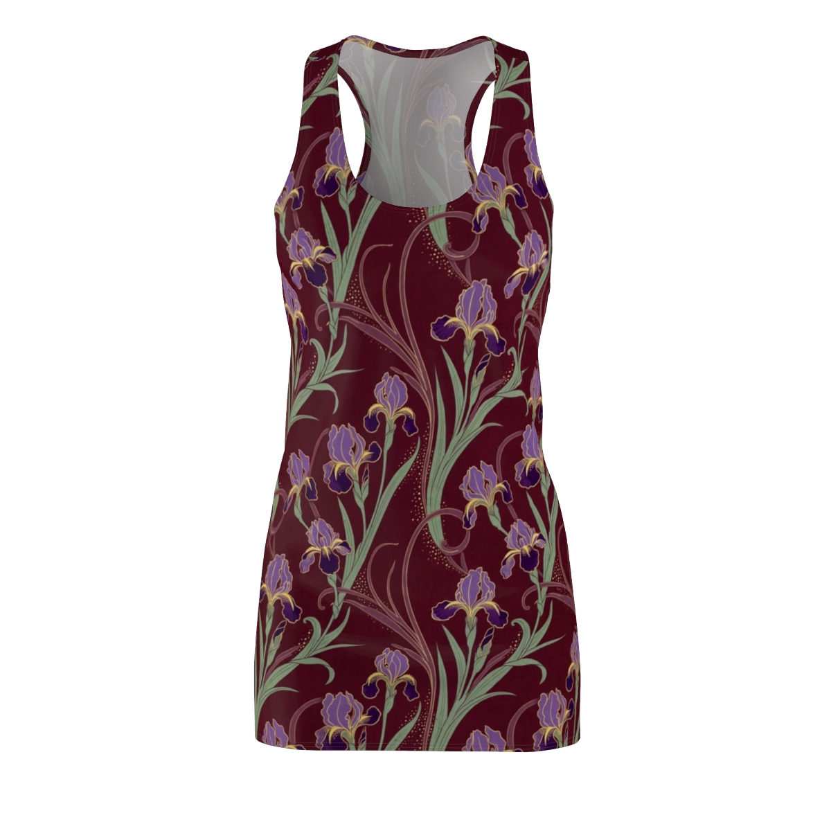 Zoitra Nouveau Iris All Over Print Dress — Luxury Edit from Zoitra Collective