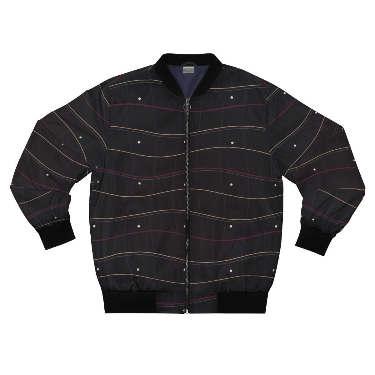 Zoitra Obsidian Meridian Bomber Jacket — Luxury Edit from Zoitra Collective