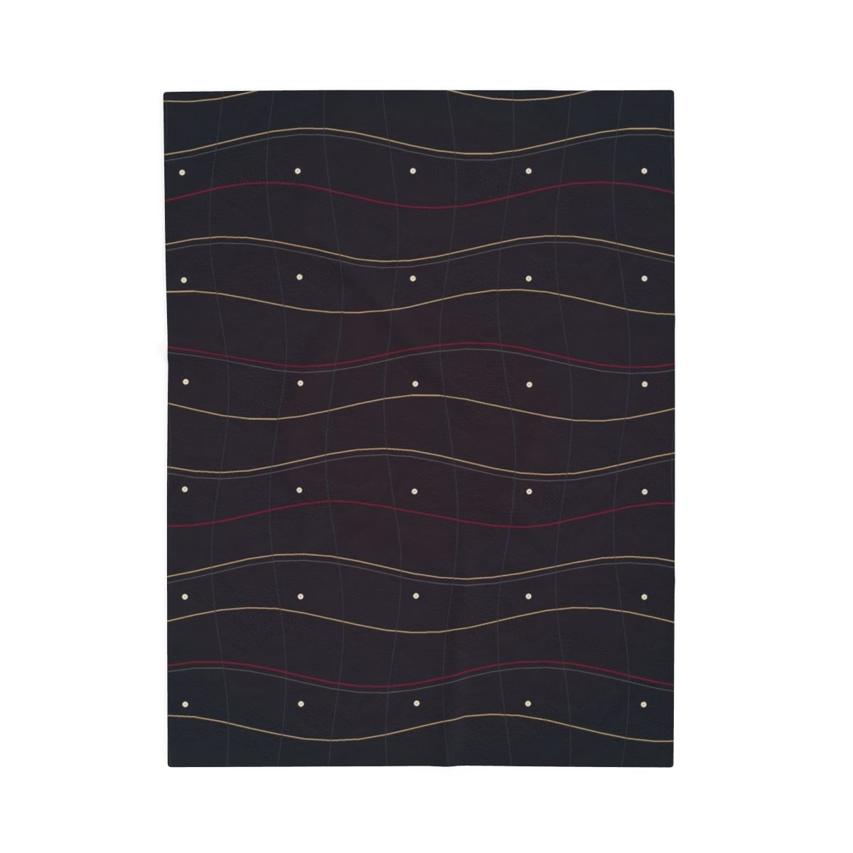 Zoitra Obsidian Meridian Velveteen Blanket — gallery view 1 of 4