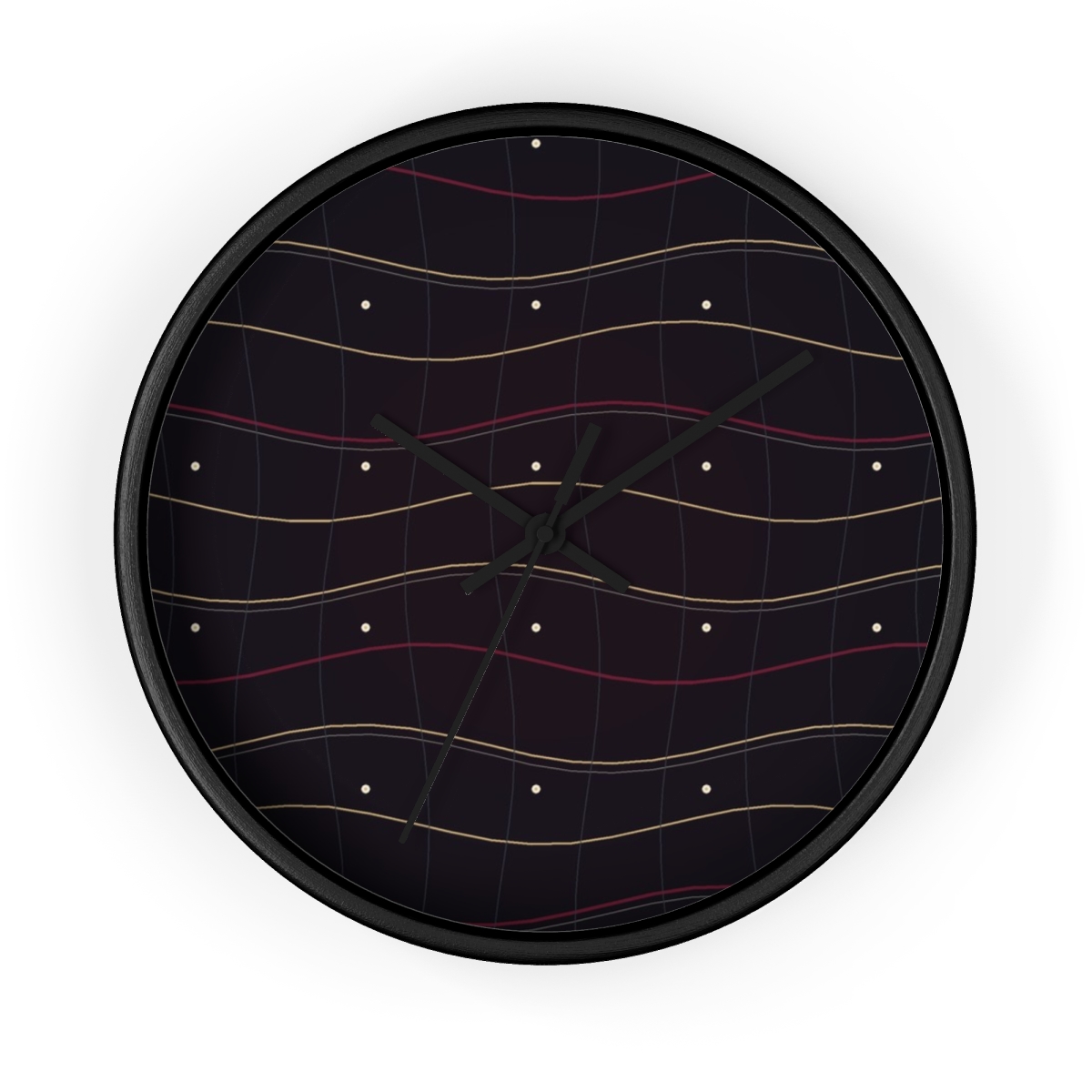 Zoitra Obsidian Meridian Wall Clock — Home & Gifting from Zoitra Collective