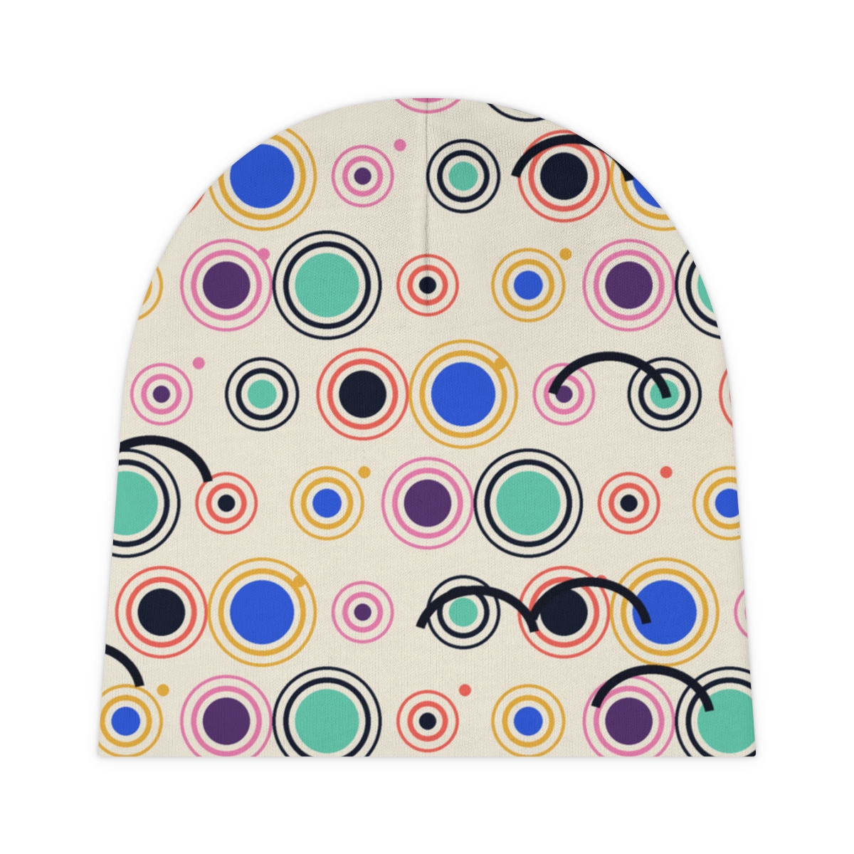 Zoitra Orbit Dots Baby Beanie — Baby & Kids from Zoitra Collective