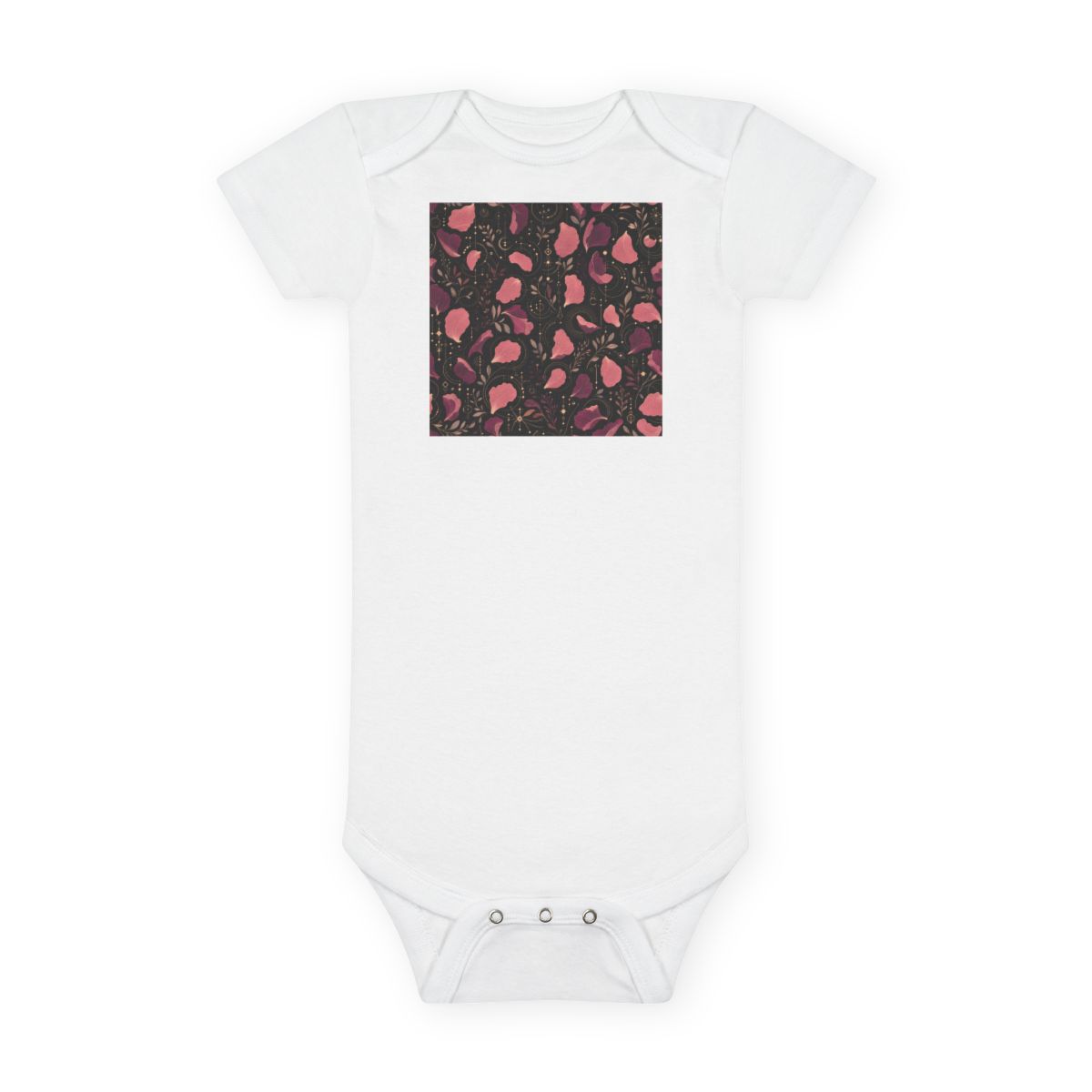Zoitra Petal Cipher Baby Bodysuit — gallery view 1 of 4
