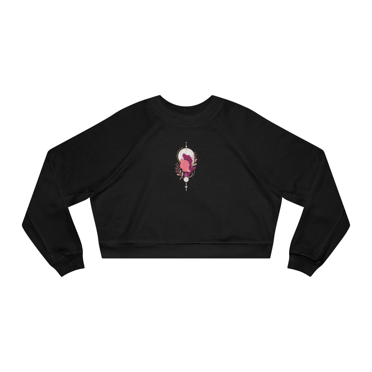 Zoitra Petal Cipher Cropped Fleece — Luxury Edit from Zoitra Collective