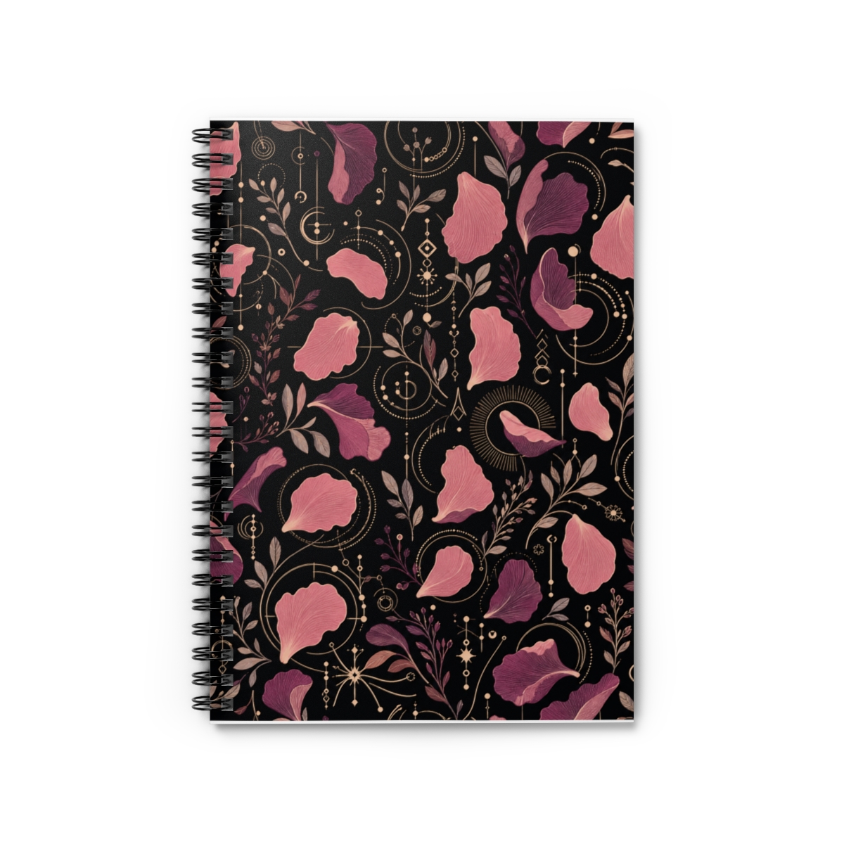 Zoitra Petal Cipher Spiral Notebook — Tech & Desk from Zoitra Collective