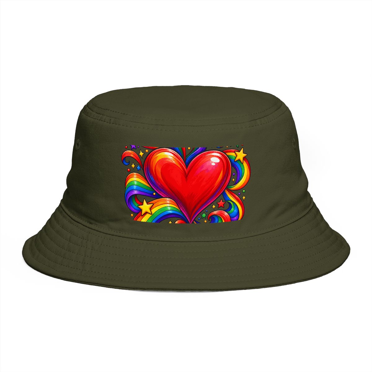 Zoitra Rainbow Pulse Bucket Hat — Accessories from Zoitra Collective