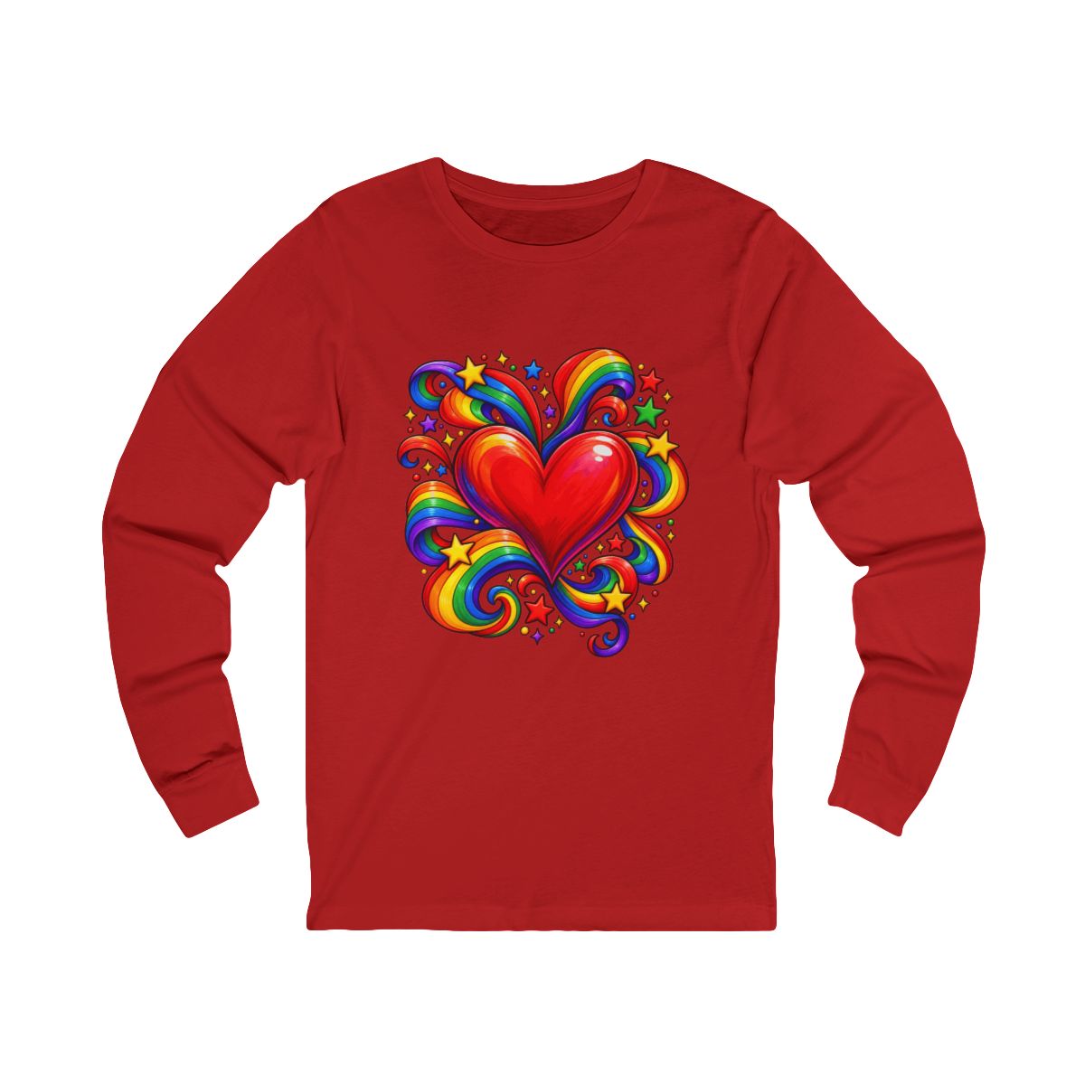 Zoitra Rainbow Pulse Long Sleeve Tee — gallery view 1 of 6