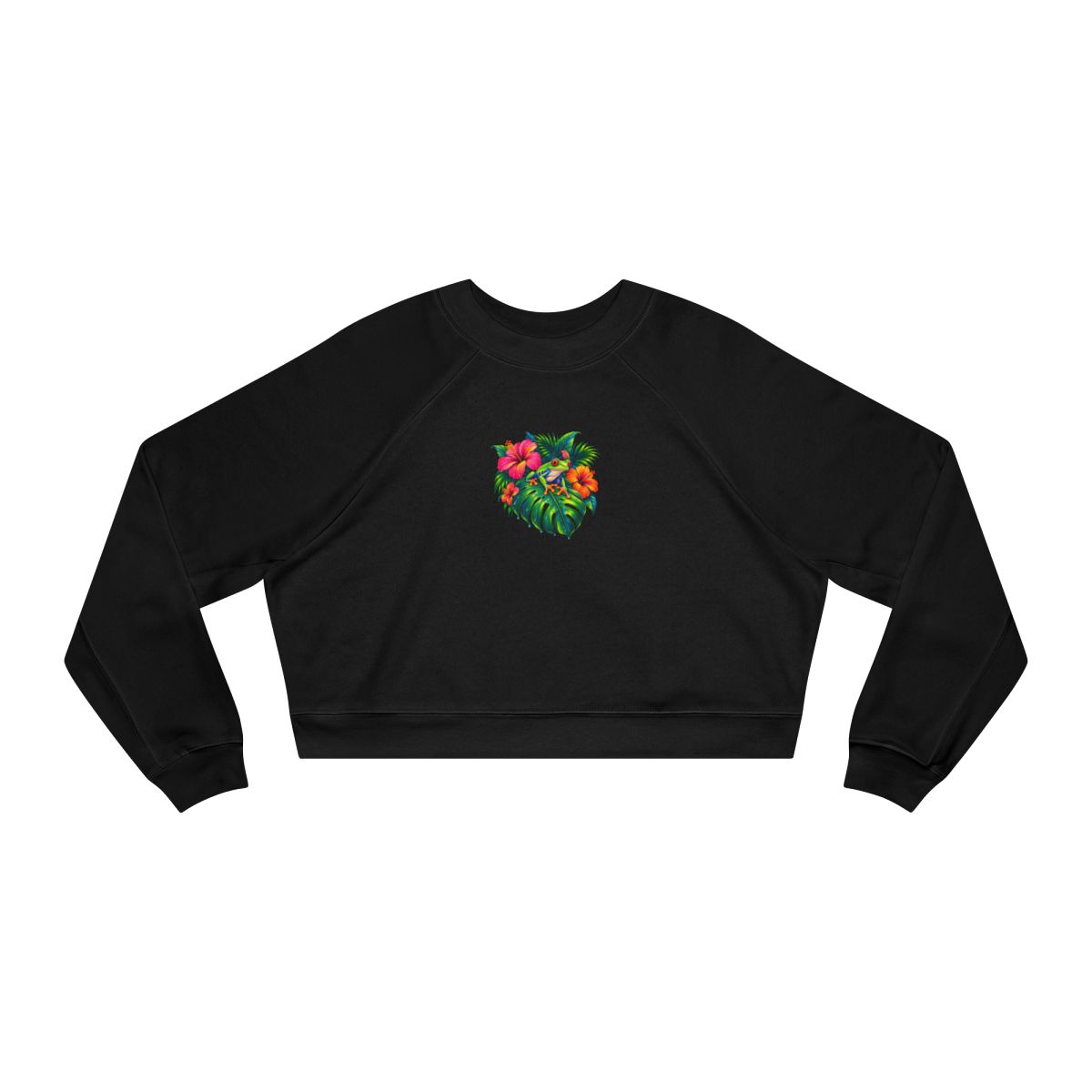 Zoitra Rainforest Chorus Cropped Fleece — Luxury Edit from Zoitra Collective