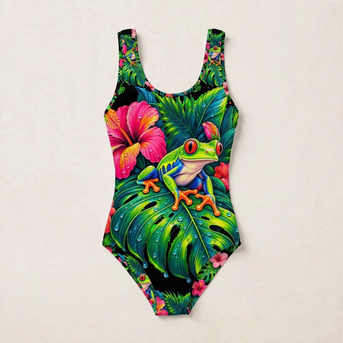 Zoitra Rainforest Chorus One-Piece Swimsuit — gallery view 1 of 4