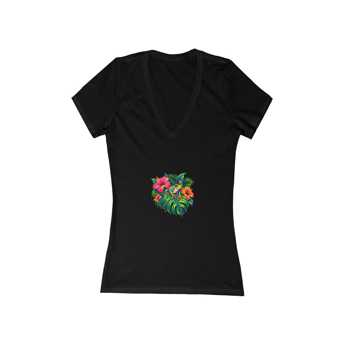 Zoitra Rainforest Chorus V-Neck Tee — gallery view 1 of 2