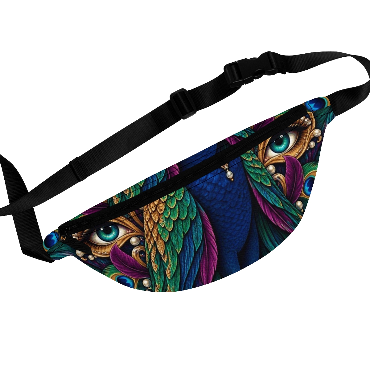 Zoitra Regal Peacock Belt Bag — Bags & Carry from Zoitra Collective