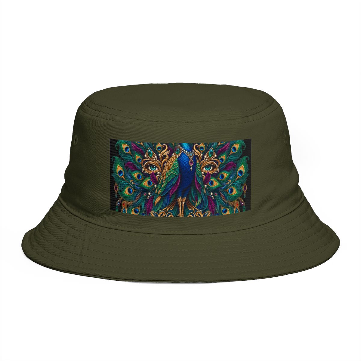 Zoitra Regal Peacock Bucket Hat — gallery view 1 of 4