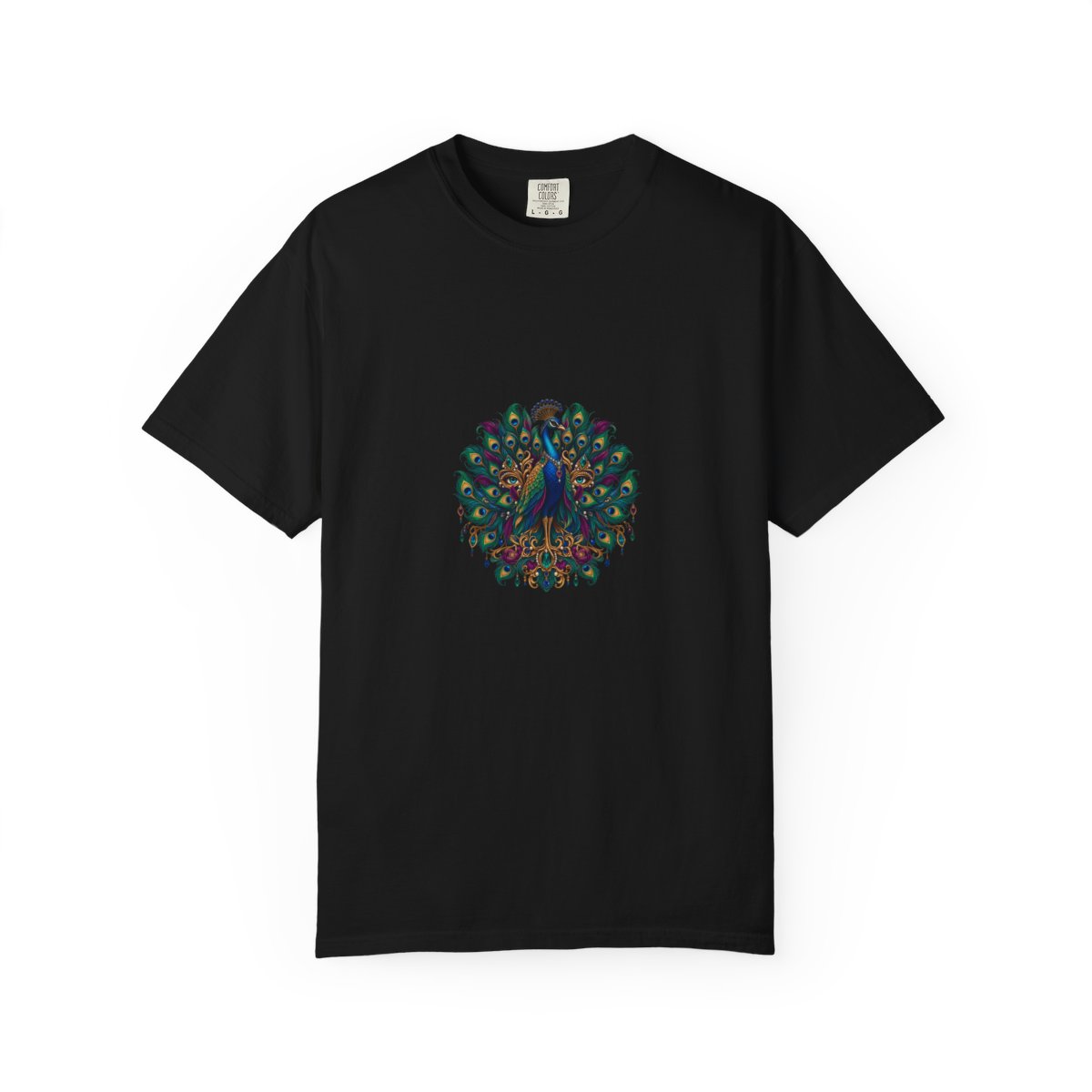 Zoitra Regal Peacock Garment-Dyed Tee — Apparel from Zoitra Collective