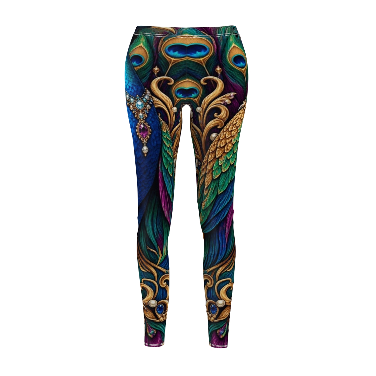 Zoitra Regal Peacock Leggings — Apparel from Zoitra Collective