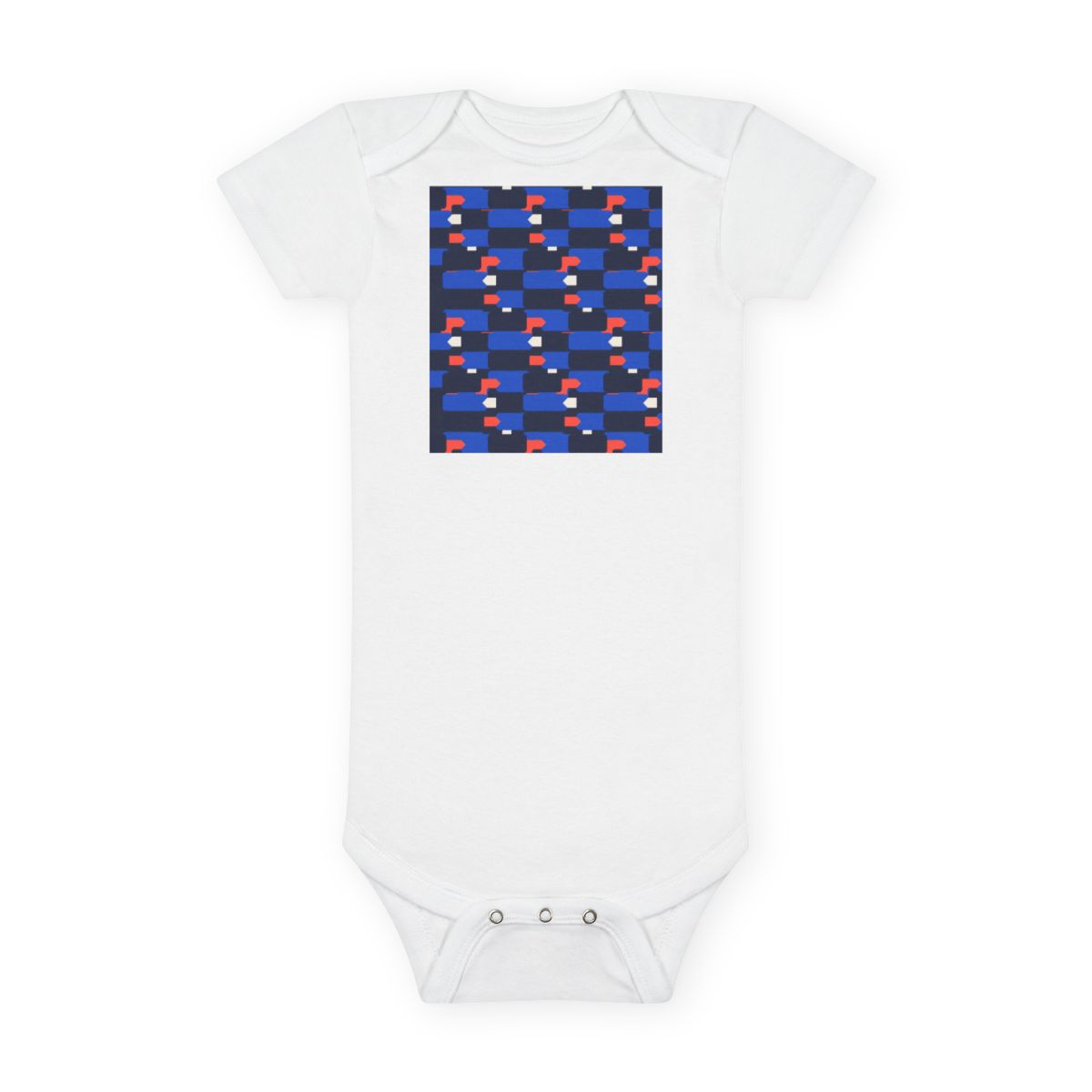 Zoitra Relay Grid Baby Bodysuit — gallery view 1 of 4