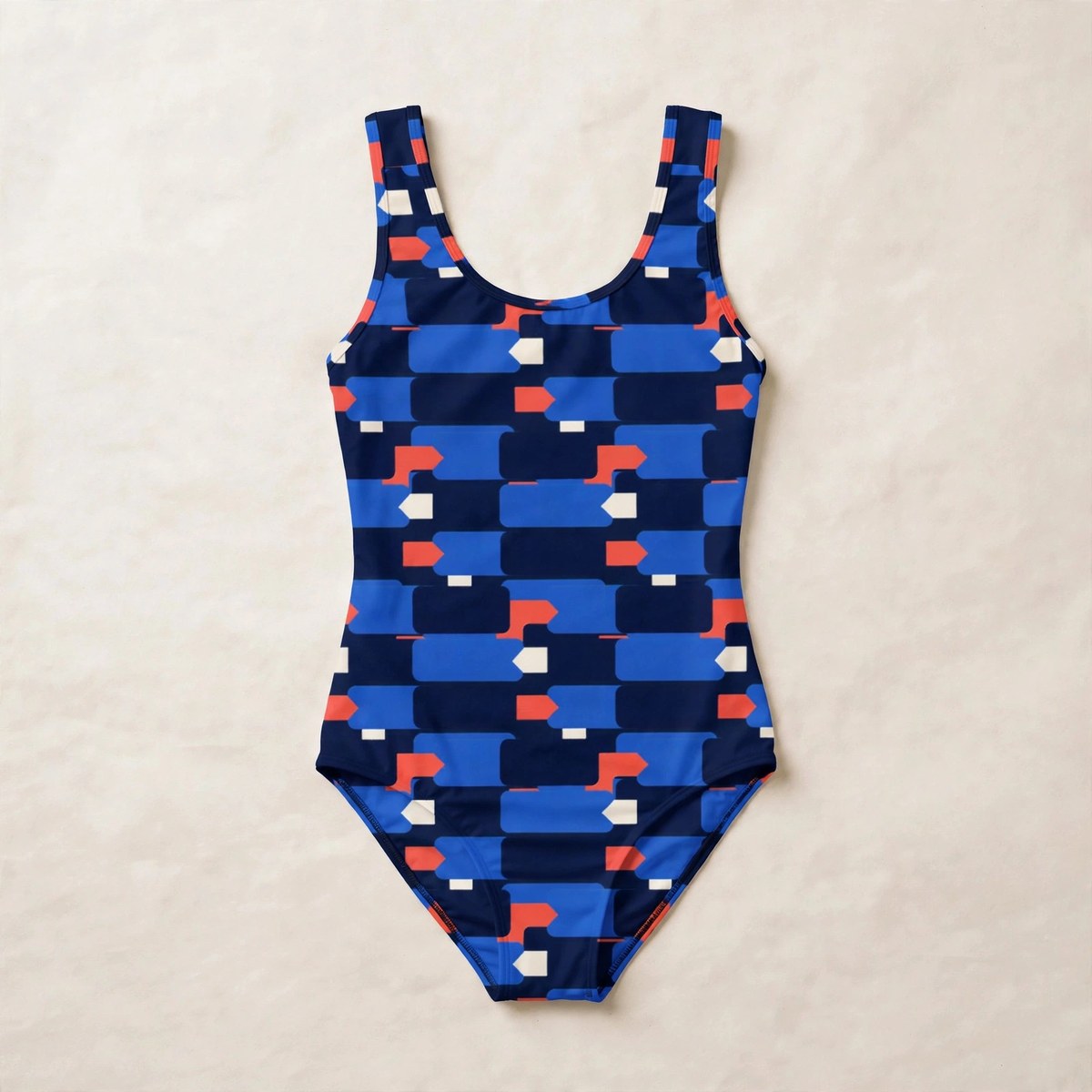 Zoitra Relay Grid One-Piece Swimsuit — gallery view 1 of 4