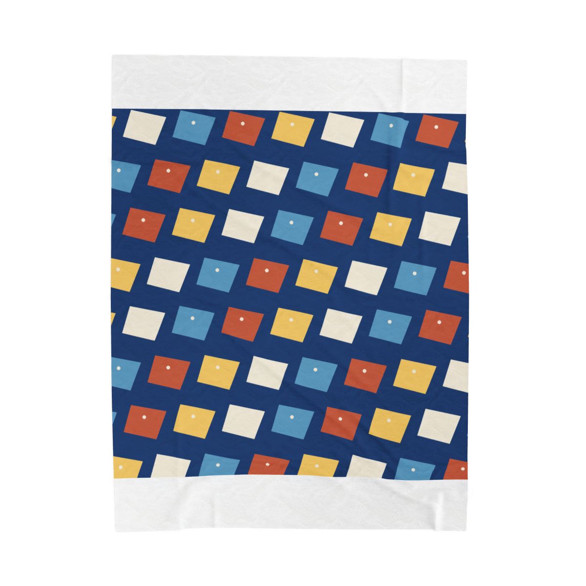 Zoitra Riviera Tile Velveteen Blanket — Home & Gifting from Zoitra Collective