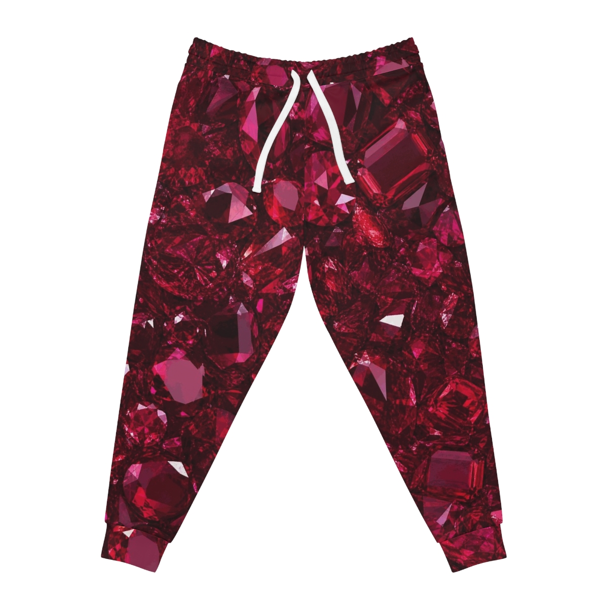 Zoitra Ruby Radiance Athletic Joggers — Luxury Edit from Zoitra Collective