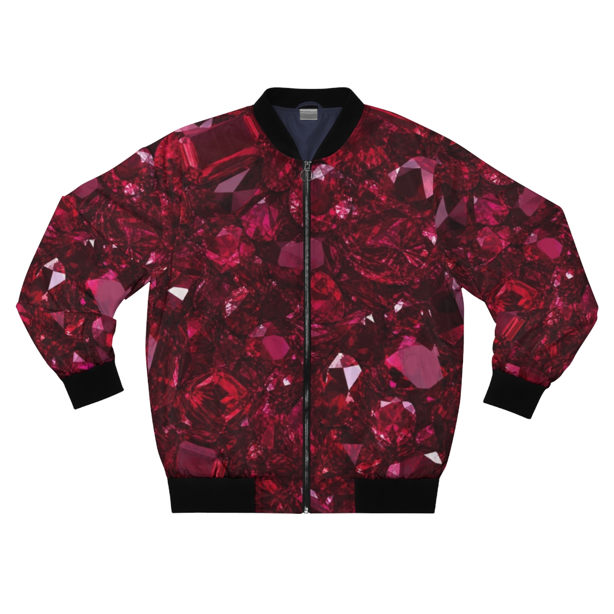 Zoitra Ruby Radiance Bomber Jacket — Luxury Edit from Zoitra Collective
