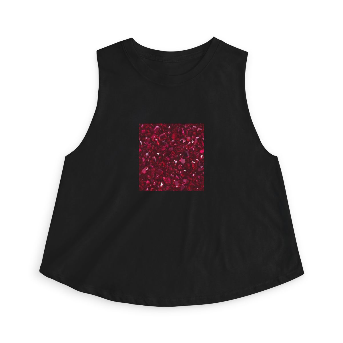 Zoitra Ruby Radiance Crop Tee — Apparel from Zoitra Collective