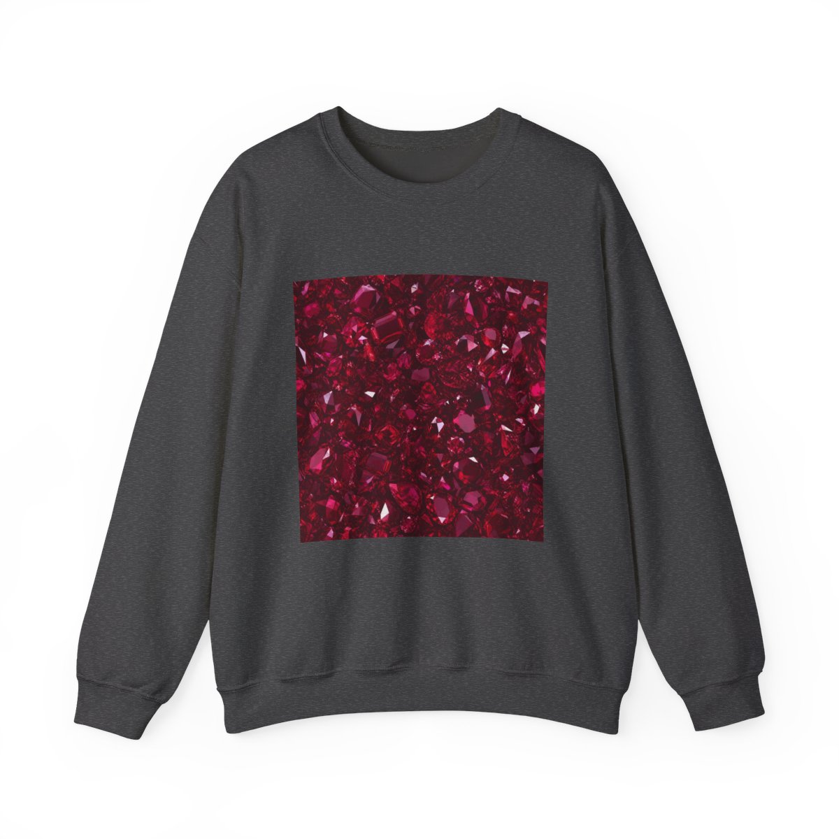 Zoitra Ruby Radiance Heavy Blend Crewneck — Luxury Edit from Zoitra Collective