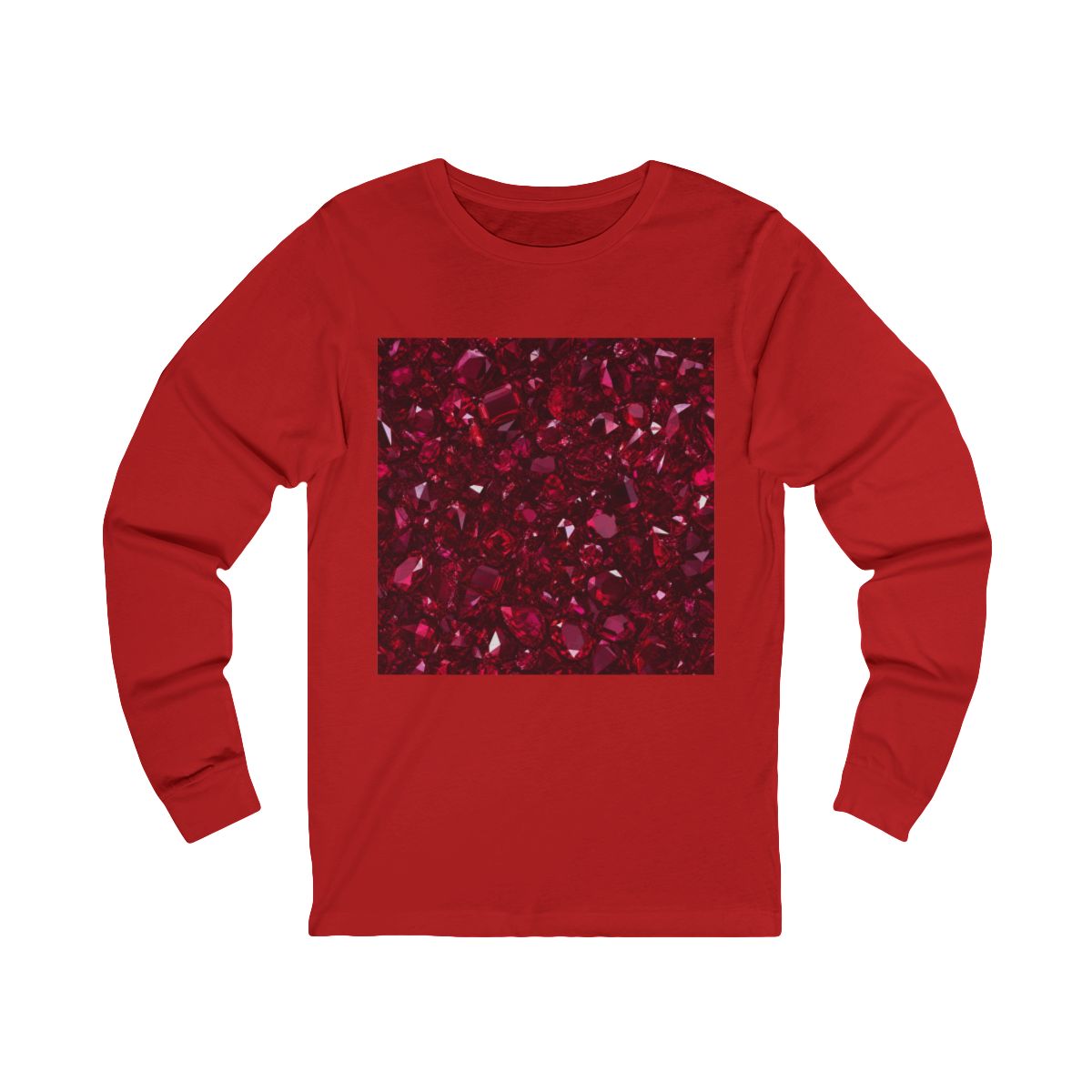 Zoitra Ruby Radiance Long Sleeve Tee — gallery view 1 of 6