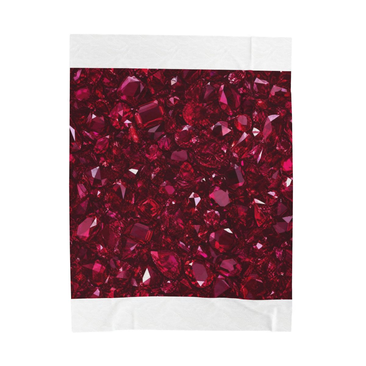 Zoitra Ruby Radiance Velveteen Blanket — Home & Gifting from Zoitra Collective