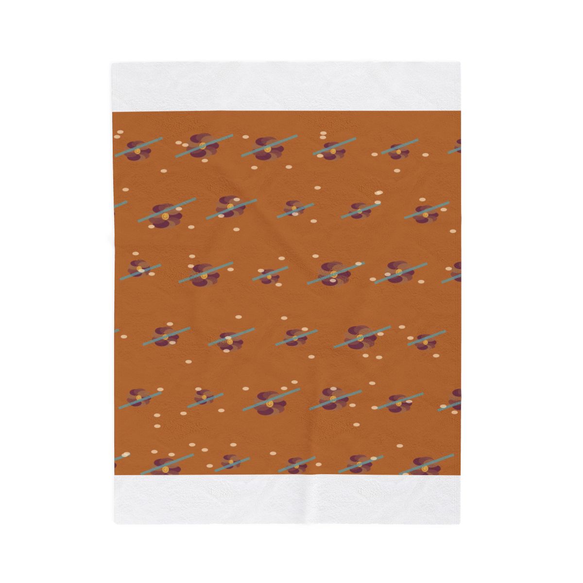 Zoitra Saffron Reverie Velveteen Blanket — gallery view 1 of 8