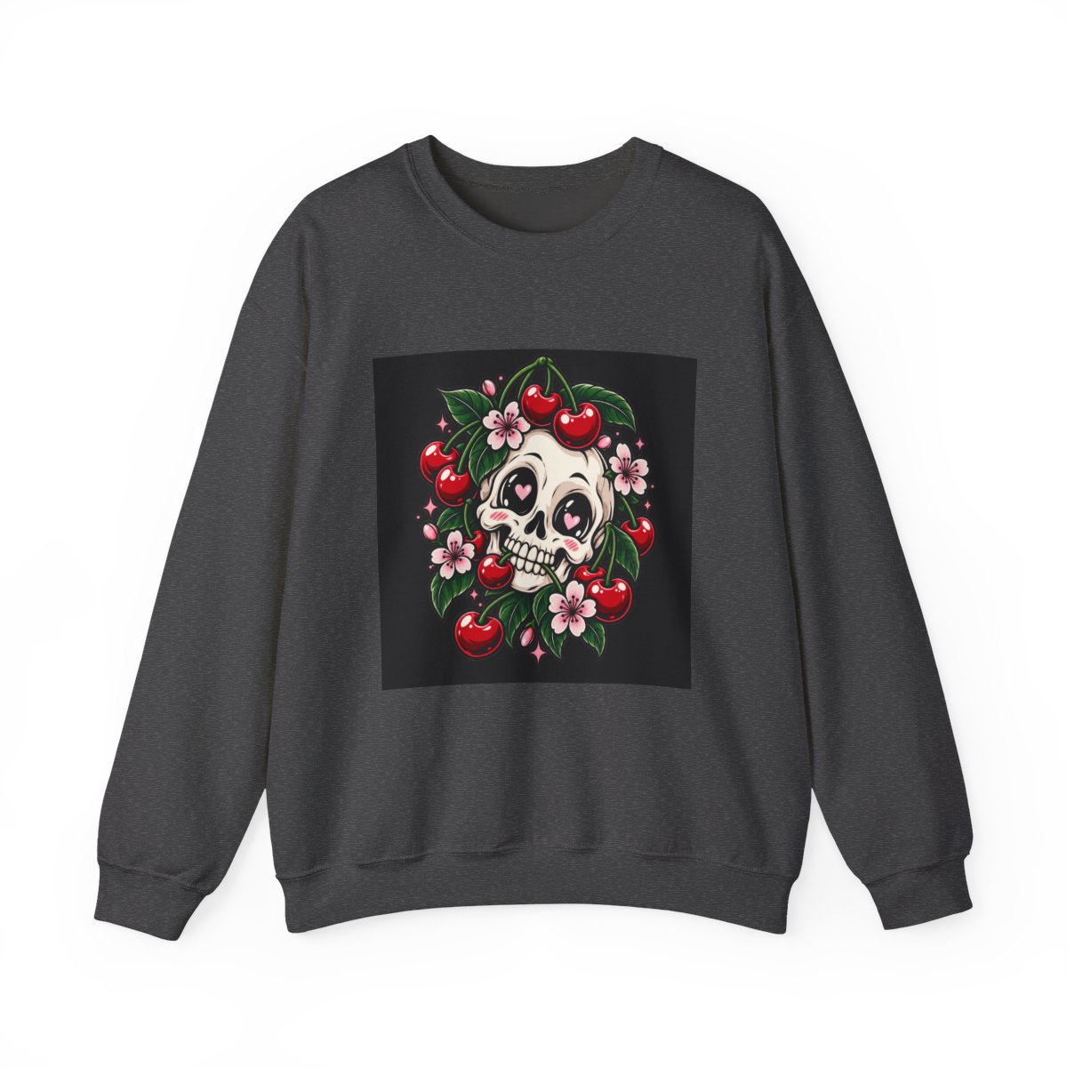 Zoitra Sakura Reaper Heavy Blend Crewneck — Luxury Edit from Zoitra Collective